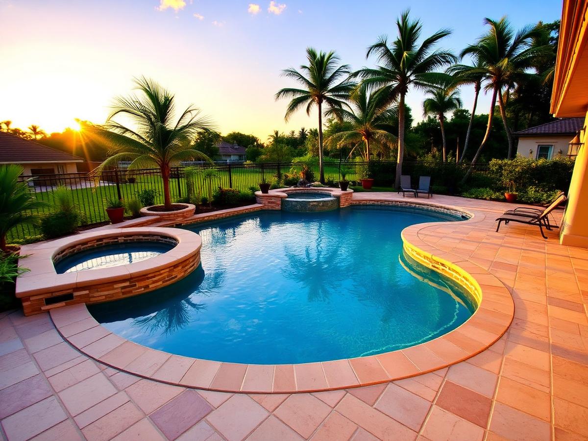 Travertine Pool Coping